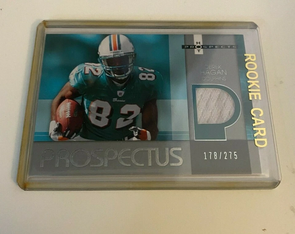 2006 Fleer Hot Prospects DEREK HAGAN relic /275 - Image 1 of 1