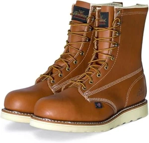 Thorogood American Heritage 8” Leather Steel Toe Men's Work Boots 804-4364 Brown - Picture 1 of 5