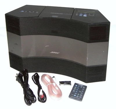 🔥【REVISADO PROFESIONAL】¡Radio/CD Bose Wave CD-3000! Negro~Remoto, Hormiga+~¡AHORRA!~💥GARANTÍA Foto 1 de 4