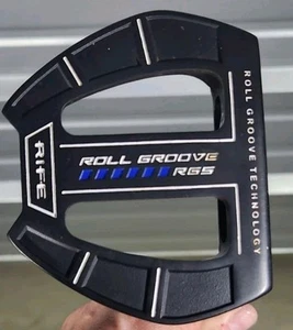 Rife Golf Roll Groove (RH) RG5 Full Mallet Dual Winged Putter 35" With Headcover - Picture 1 of 8