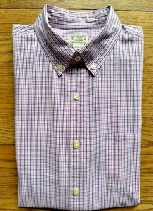 J.CREW Mens Dress SHIRT - Size MEDIUM - tailored button down work Long Sleeve M - Picture 1 of 6