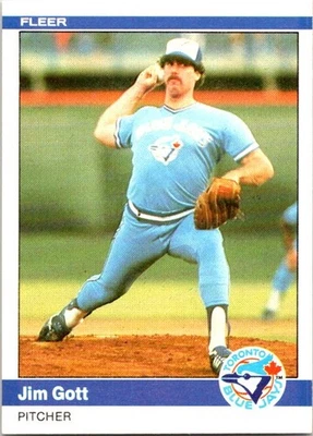 Jim Gott 1984 Fleer #155 Toronto Blue Jays - Image 1 of 2