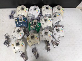 Lot of 13 Sega Dreamcast Controllers (For Parts/Repair)