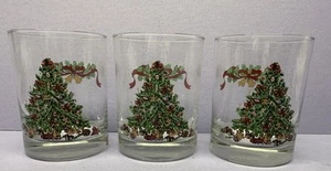 Johnson Brothers VICTORIAN CHRISTMAS 14 oz Double Old Fashion Set Of 3 - Picture 1 of 9