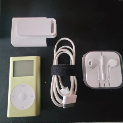 Apple iPod MINI A1051 VERDE (4 GB) con clip para cinturón - ¡Probado y funcionando! Foto 1 de 4