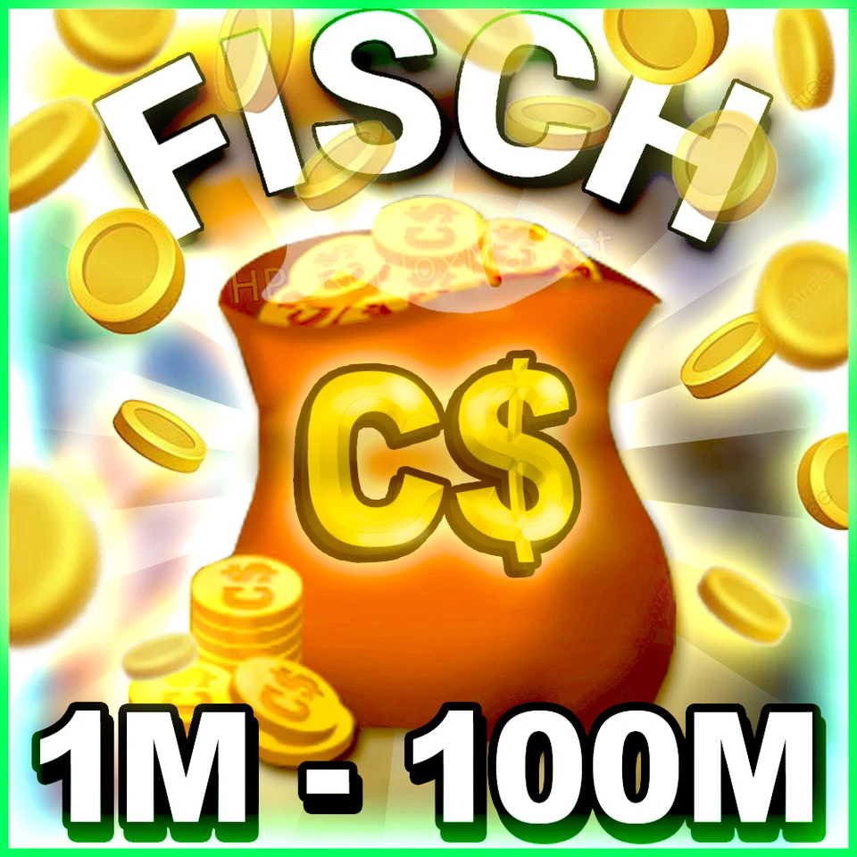 ROBLOX 🐟 FISCH | 1M - 100M C$ Coins ⚡FASTEST DELIVERY - CHEAPEST⚡ fish/cs/relic/rod