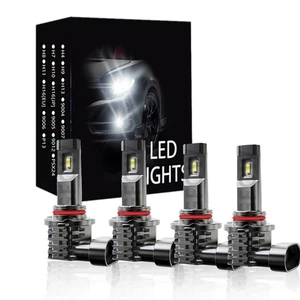 Cold White LED Headlight Bulbs Kit For Honda Civic EX Si DX Sedan 1.8L 2004-2015 - Picture 1 of 14