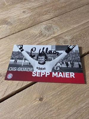 SEPP MAIER -  signed Foto ca.10x18cm Autogramm (4339) COA - Bild 1 von 2