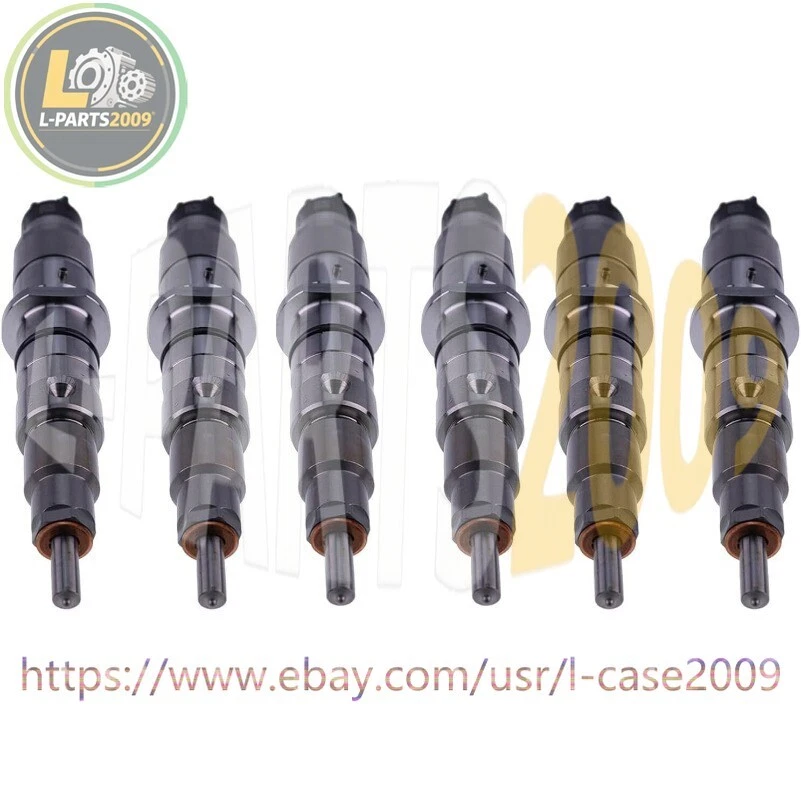 6X Fuel Injector 4940439 5263305 0445120112 For Cummins Engine ISC ISL 8.3L ISL9 - Image 1 of 1