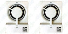 2 x Vortice 11630 RECORD M 10/4" T Axial Extractor Fans with Timer 100mm TIPOM10