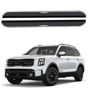 2Pcs Fixed Running Board Side Step Pedal Bar Fits for KIA Telluride 2020-2024 - Imagen 1 de 7