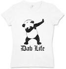 DAB LIFE I WOMEN T-SHIRT Panda Bear Dance DJ Disco Club Clubbing Party Hard Thug