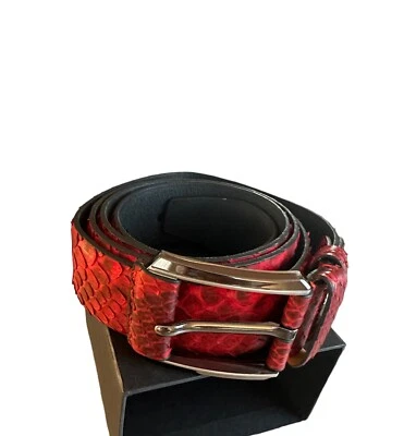 Alligator Leather Belt Real Crocodile Skin Men Belt No Jointed Handmade W 1.5'' - Image 1 of 4