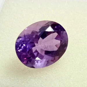 Beautiful Natural Amethyst Oval Cut 10-12Ct Certified Loose Gemston - Picture 1 of 8
