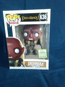FUNKO POP! LORD OF THE RINGS GRISHNAKH 636 ECCC EXCL W/ PROTECTOR BOX - Picture 1 of 6
