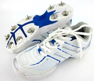 Grey Nicolls Viper Junior Full Spike Cricket Shoes Size 4 US 3 UK 36 EURO NEW - Picture 1 of 7