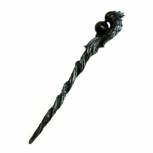 NEW Crow or Raven Magic Wand 9.5" Collectible Cast Resin Bird Fantasy Figurine - Picture 1 of 1