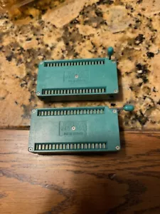 240-3639 3M/TEXTOOL TEST & BURN ZIF IC 40-PIN SOCKET Gold Plated. Qty 1 Large - Picture 1 of 2