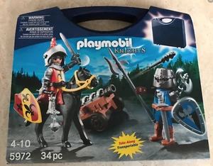 JEU "PLAYMOBIL KNIGHTS - VALISETTE CHEVALIERS" - 5972 - RARE - Bild 1 von 2