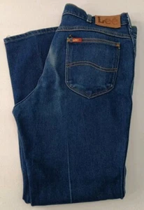 VTG Lee Riders Jeans Men's 33x29 (Tag 36x30) Blue Talon USA *READ * - Picture 1 of 13