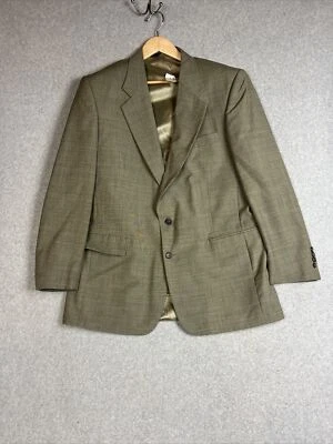 New Jos A Bank Mens Executive Superfine Wool Sport Coat Blazer Olive 44 MSRP$375 - Image 1 of 4