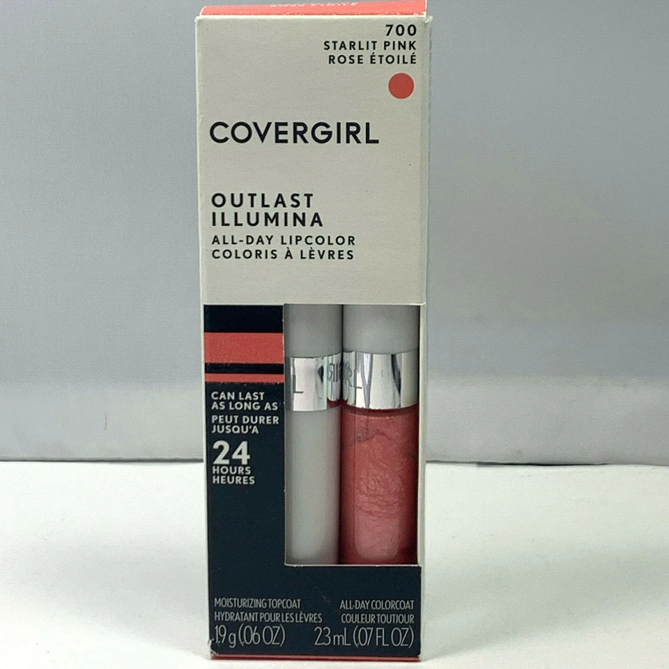 COVERGIRL Outlast All-day Lip Color Starlit Pink 700 0.065 Oz 2 Ct