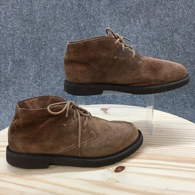 Wrangler Jeans Co Boots Mens 9 M Jebediah Ankle Chukka Casual Brown Leather - Image 1 of 4