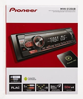 Pionee Car Stereo USB/Android - Red - Image 1 of 4