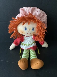 Strawberry Shortcake 15" Rag Doll #2 Vintage Kenner 1980s Cloth Plush Yarn Hair - Picture 1 of 23