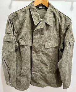 East German Army Summer Shirt Strichtarn Rain Camouflage  - Medium Long - 1981 - Bild 1 von 12