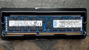 IBM 8GB 2Rx4 PC3L-10600R-9-12-E2 HMT31GR7EFR4A ECC Server RAM Excellent - Picture 1 of 3