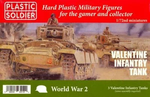 Plastic Soldier Company 1/72 BRITISH VALENTINE INFANTRY TANK 3 Tanks! - Picture 1 of 8