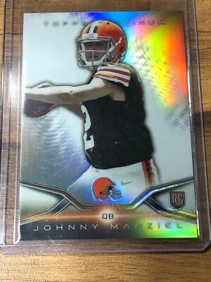 2014 topps platinum johnny manziel - Image 1 of 2