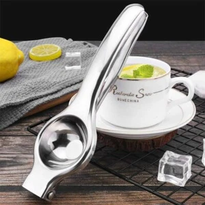 Stainless Steel Kitchen & Bar Lemon Orange Lime Squeezer Juicer Hand Press Tool - Picture 1 of 8