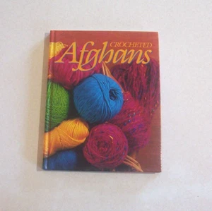 Oxmoor House "Crocheted Afghans" Pattern Book Hardback - Picture 1 of 2