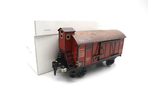 Original Marklin, O, 17910, "Kassel" Brown Covered Goods Wagon Car, 15, C-6 VG - Picture 1 of 24