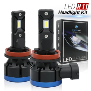 JCWIN H11 LED Headlight Kit Low Beam Bulb Super Bright 6000K CSP White 1825LM - Bild 1 von 9