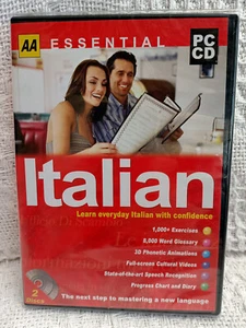 AA Essential Italian - 2 CDs - PC CDRom - New & Sealed Everyday Language Course - Picture 1 of 5