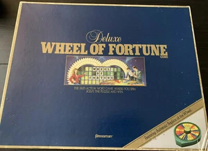 Used Vintage Deluxe Wheel Of Fortune Pressman 1986 Board Game - Picture 1 of 2