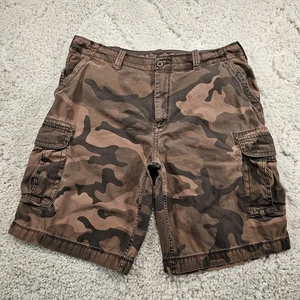 Arizona Jean Co Cargo Shorts Mens Camo Military Grunge 90s Y2K Size 38 37x11 - Picture 1 of 10