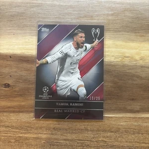 2016-2017 Topps UEFA Champions League Sergio Ramos #/25 Road To Victory - Picture 1 of 2
