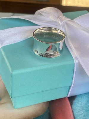 Anello Tiffany & Co Argento Collezione 1837 Size 15 Italiana - Immagine 1 di 4