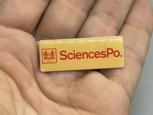 Spilla cappello bavero logo scuola college università Parigi Francia vintage SCIENCES-PO - Foto 1 di 4