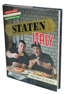 Staten Italy Garcia Basille Italian American Cookbook Pizza 1st Ed HC Recipes - Picture 1 of 12