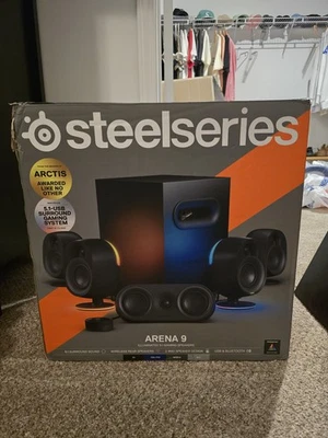 SteelSeries Arena 9 5.1 Channel Bluetooth Gaming Speakers - Image 1 of 2