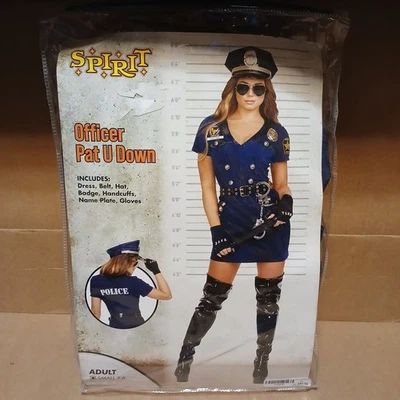 Dreamgirl Officer Pat U. Down Costume Adult Small Police Dress Up Halloween - Image 1 of 4