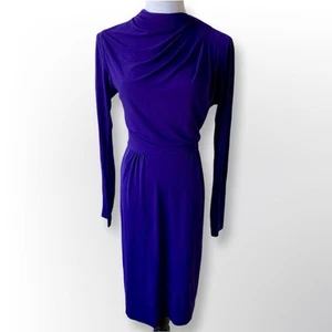 New With Tags! Rachel Zoe Purple Long Sleeve Sheath Dress | Size 2 - Picture 1 of 9
