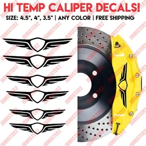 Genesis Bremssattel Aufkleber Hochtemperatur Vinyl Sticker Hydundai Genesis Vinyl Decal - Bild 1 von 1