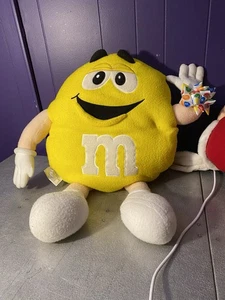 Vintage 20 Inch Tall, Yellow M&M Plush - Picture 1 of 8