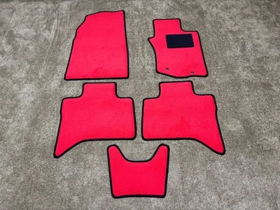 Mitsubishi Triton LC2T Floor Mats Red Plain New Made in Japan 2024-Current JDM Foto 1 de 4